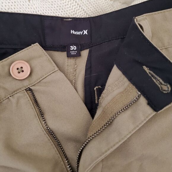Hurley 'Newcastle' Chino Casual Chino Shorts - size 30 in Sandstorm - Picture 9 of 12